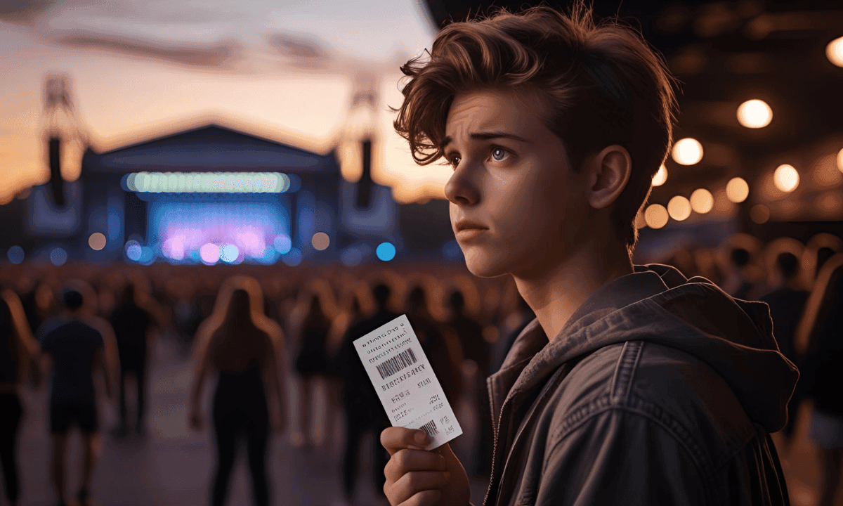 go to a concert alone